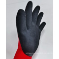 Industrial Polyester Latex Foam Coated Crinkle Safety Gloves